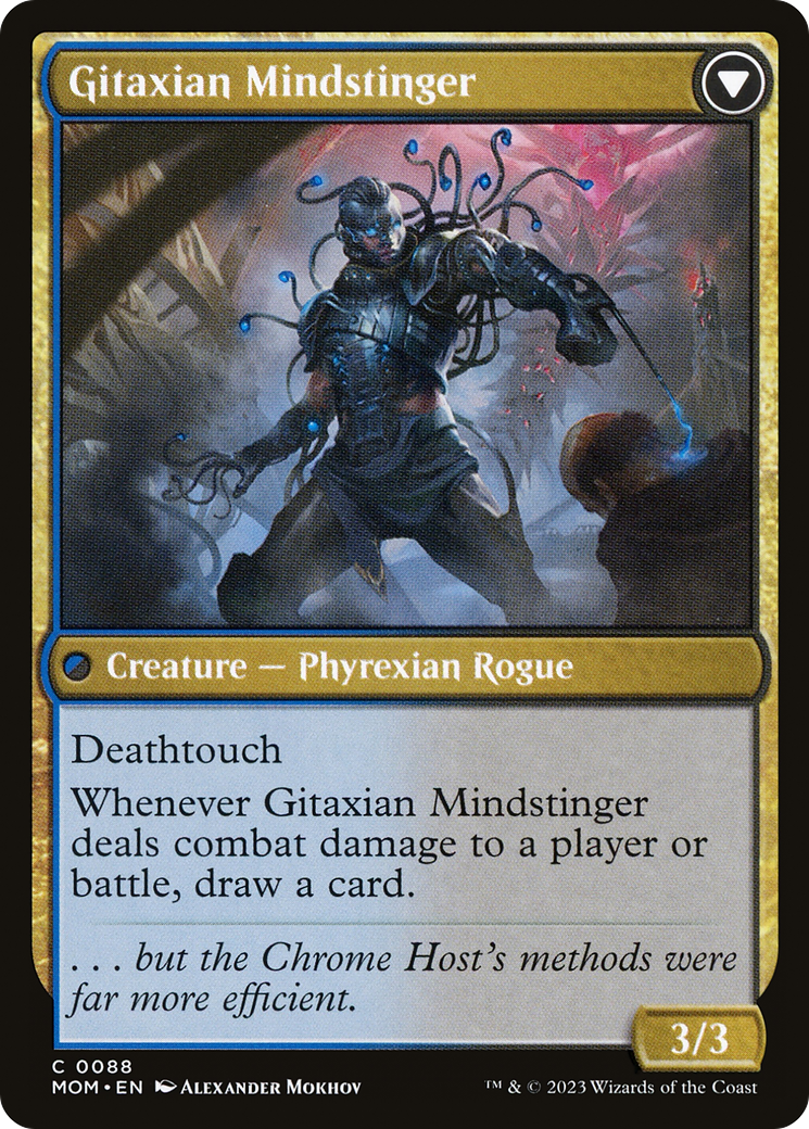 Magic: The Gathering - Aetherblade Agent // Gitaxian Mindstinger - March of the Machine
