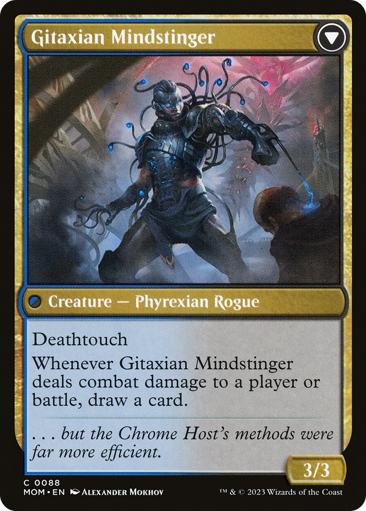 Magic: The Gathering - Aetherblade Agent // Gitaxian Mindstinger Foil - March of the Machine