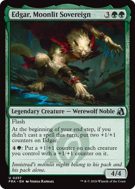 Magic: The Gathering - Edgar, Moonlit Sovereign Foil - Reality Fracture