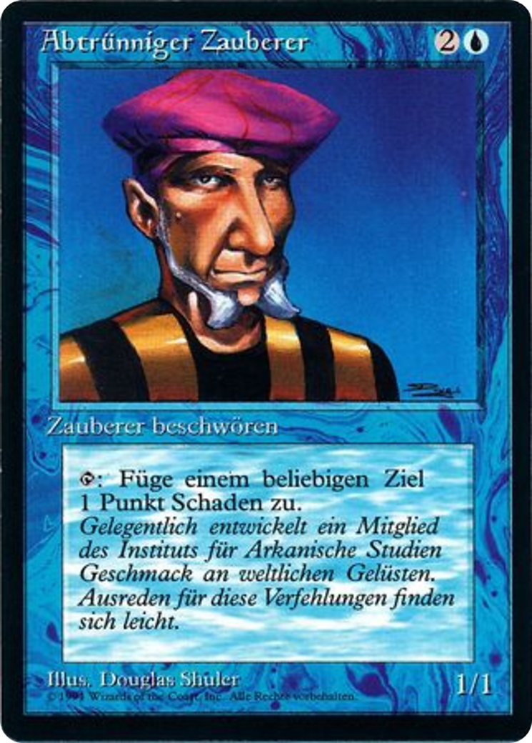 Magic: The Gathering - Abtrünniger Zauberer - Foreign Black Border
