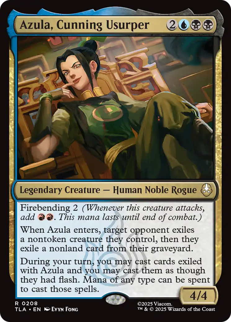 Magic: The Gathering - Azula, Cunning Usurper Foil - Avatar: The Last Airbender