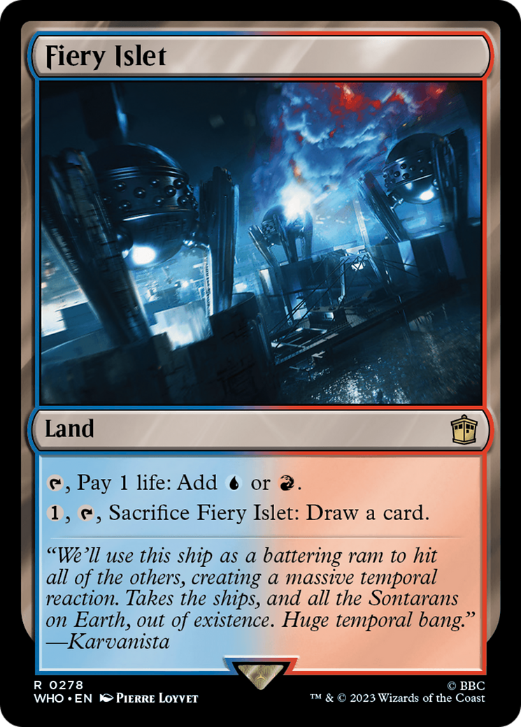 Magic: The Gathering - Fiery Islet Foil - Doctor Who