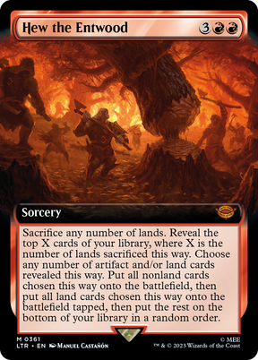 Magic: The Gathering - Hew the Entwood - The Lord of the Rings: Tales of Middle-earth