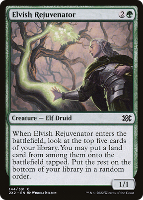 Magic: The Gathering - Elvish Rejuvenator Foil - Double Masters 2022