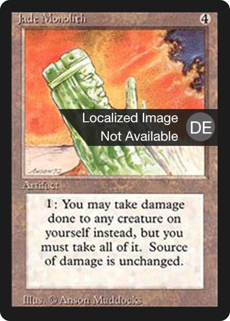 Magic: The Gathering - Jademonolith - Foreign Black Border