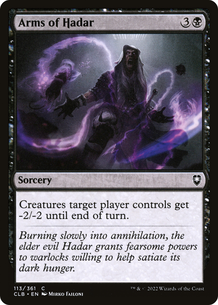 Magic: The Gathering - Arms of Hadar - Commander Legends: Battle for Baldur's Gate