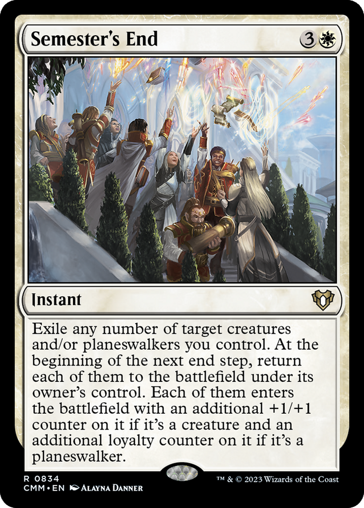 Magic: The Gathering - Semester's End - Commander Masters