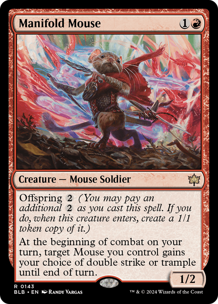 Magic: The Gathering - Manifold Mouse Foil - Bloomburrow