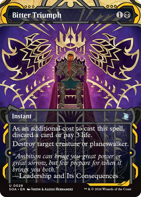 Magic: The Gathering - Bitter Triumph - Secrets of Strixhaven Mystical Archive