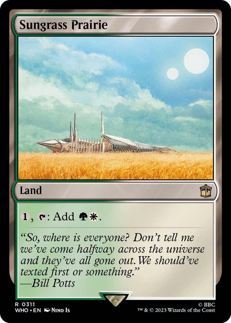Magic: The Gathering - Sungrass Prairie - Doctor Who
