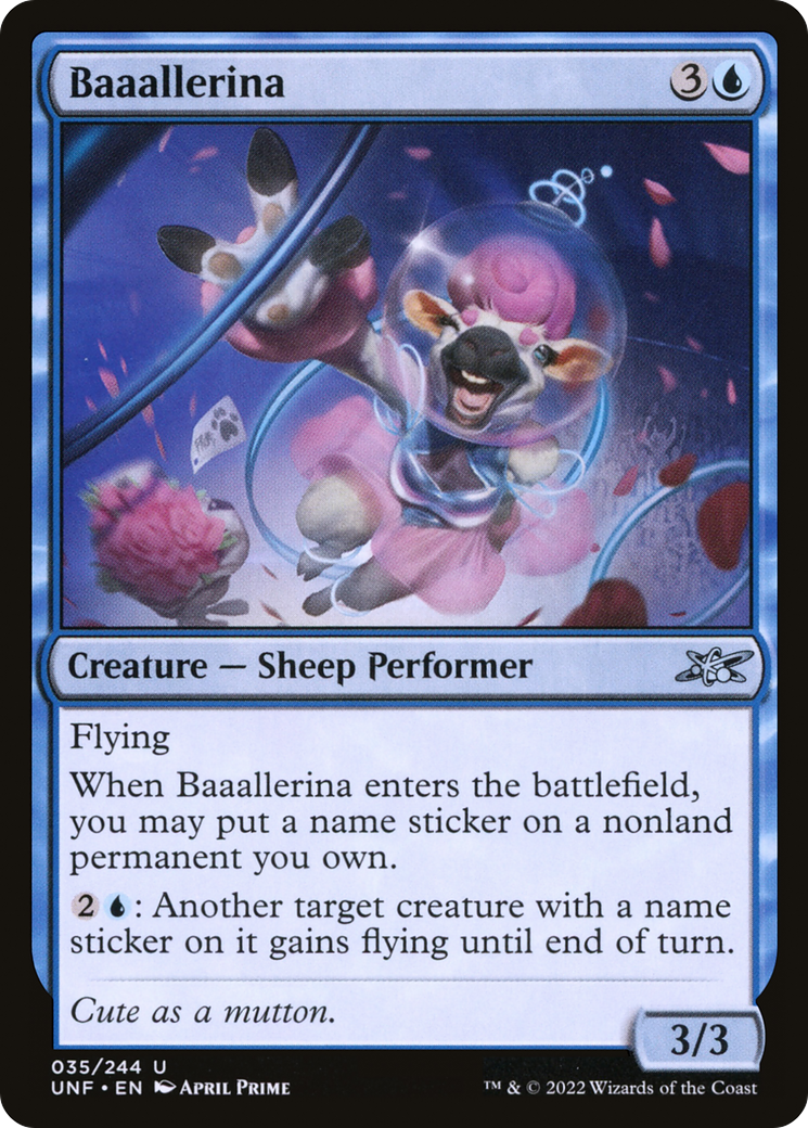 Magic: The Gathering - Baaallerina Foil - Unfinity