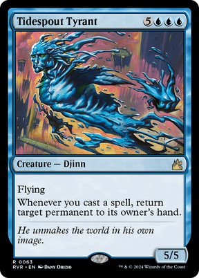 Magic: The Gathering - Tidespout Tyrant Foil - Ravnica Remastered