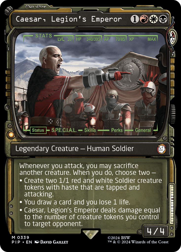 Magic: The Gathering - Caesar, Legion's Emperor Foil - Fallout