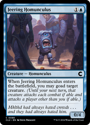 Magic: The Gathering - Jeering Homunculus - Ravnica: Clue Edition