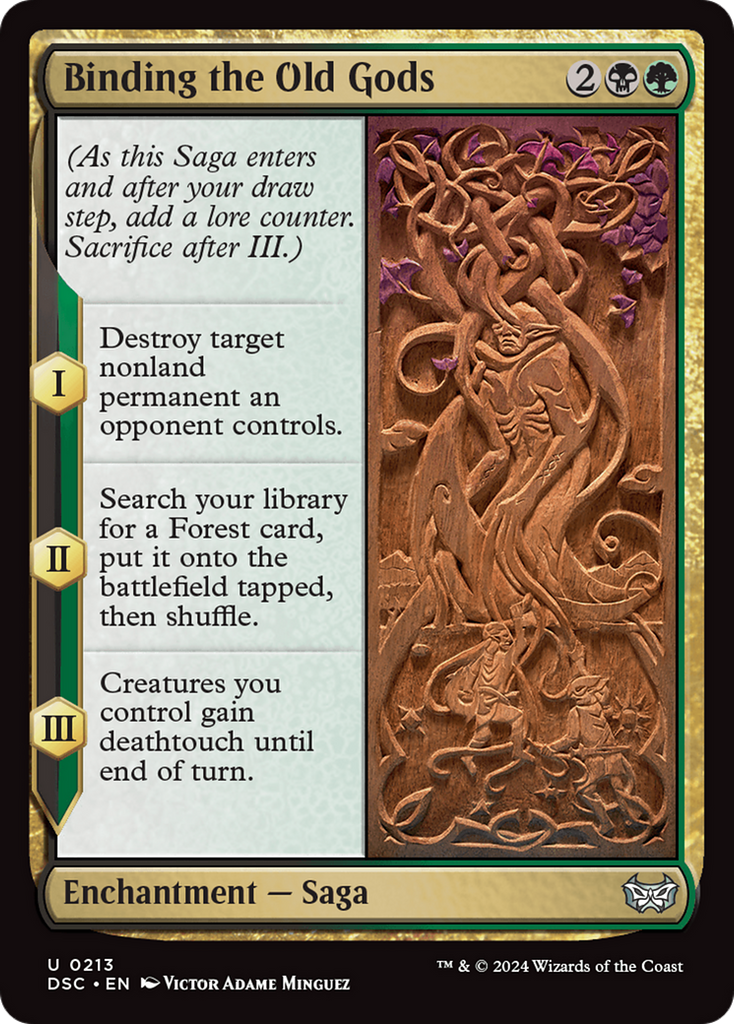 Magic: The Gathering - Binding the Old Gods - Duskmourn: House of Horror Commander