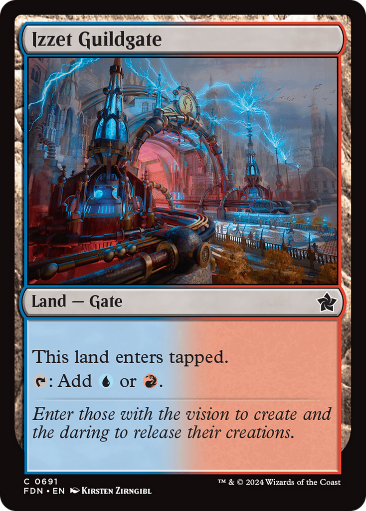 Magic: The Gathering - Izzet Guildgate - Foundations