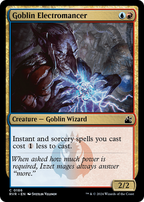 Magic: The Gathering - Goblin Electromancer Foil - Ravnica Remastered