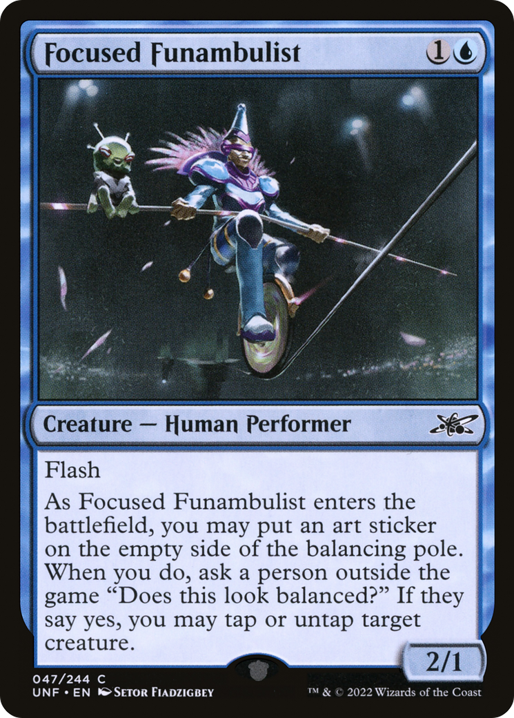 Magic: The Gathering - Focused Funambulist - Unfinity