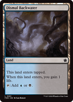 Magic: The Gathering - Dismal Backwater Foil - Foundations