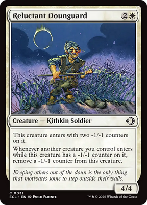 Magic: The Gathering - Reluctant Dounguard - Lorwyn Eclipsed