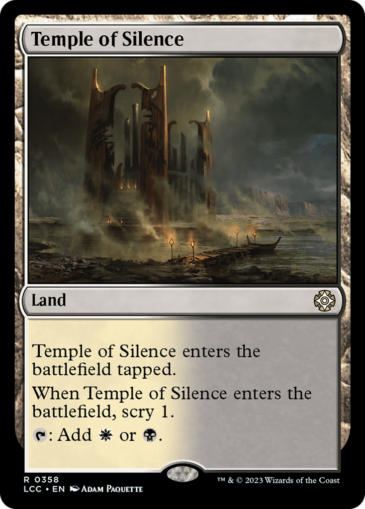 Magic: The Gathering - Temple of Silence - The Lost Caverns of Ixalan Commander