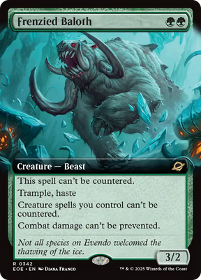 Magic: The Gathering - Frenzied Baloth Foil - Edge of Eternities