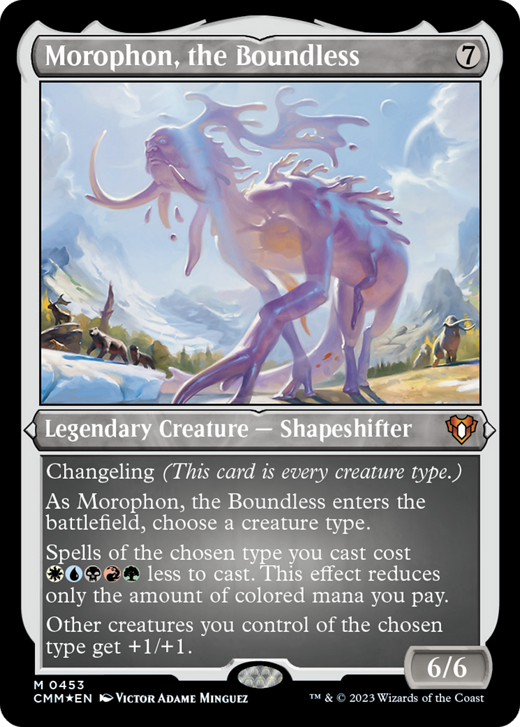 Magic: The Gathering - Morophon, the Boundless Foil - Commander Masters