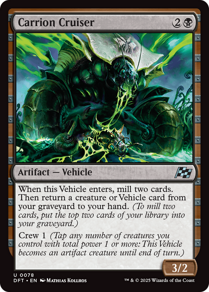 Magic: The Gathering - Carrion Cruiser - Aetherdrift