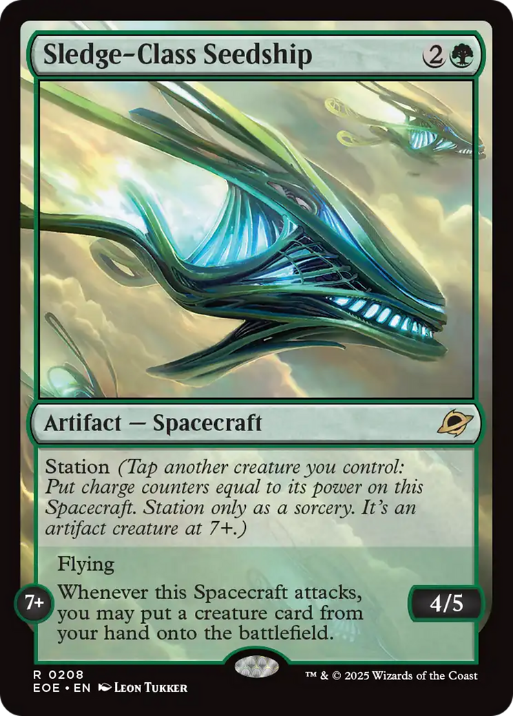 Magic: The Gathering - Sledge-Class Seedship Foil - Edge of Eternities