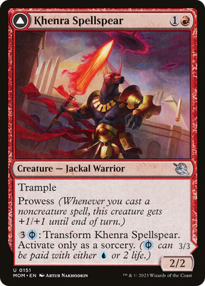 Magic: The Gathering - Khenra Spellspear // Gitaxian Spellstalker - March of the Machine