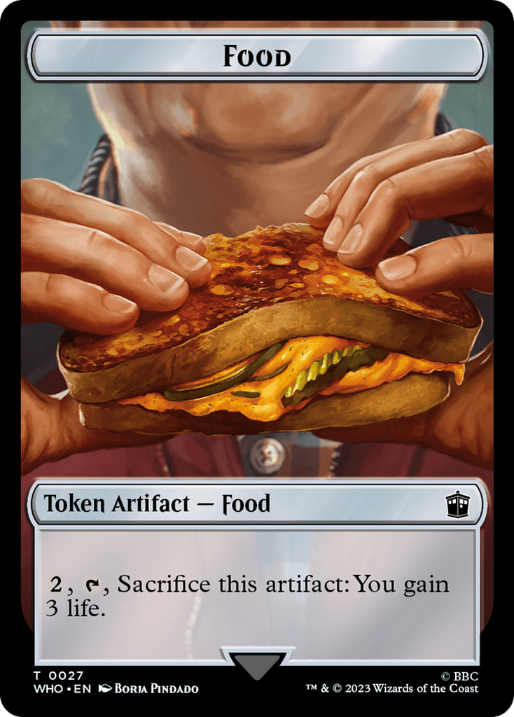 Magic: The Gathering - Food Token - Doctor Who Tokens