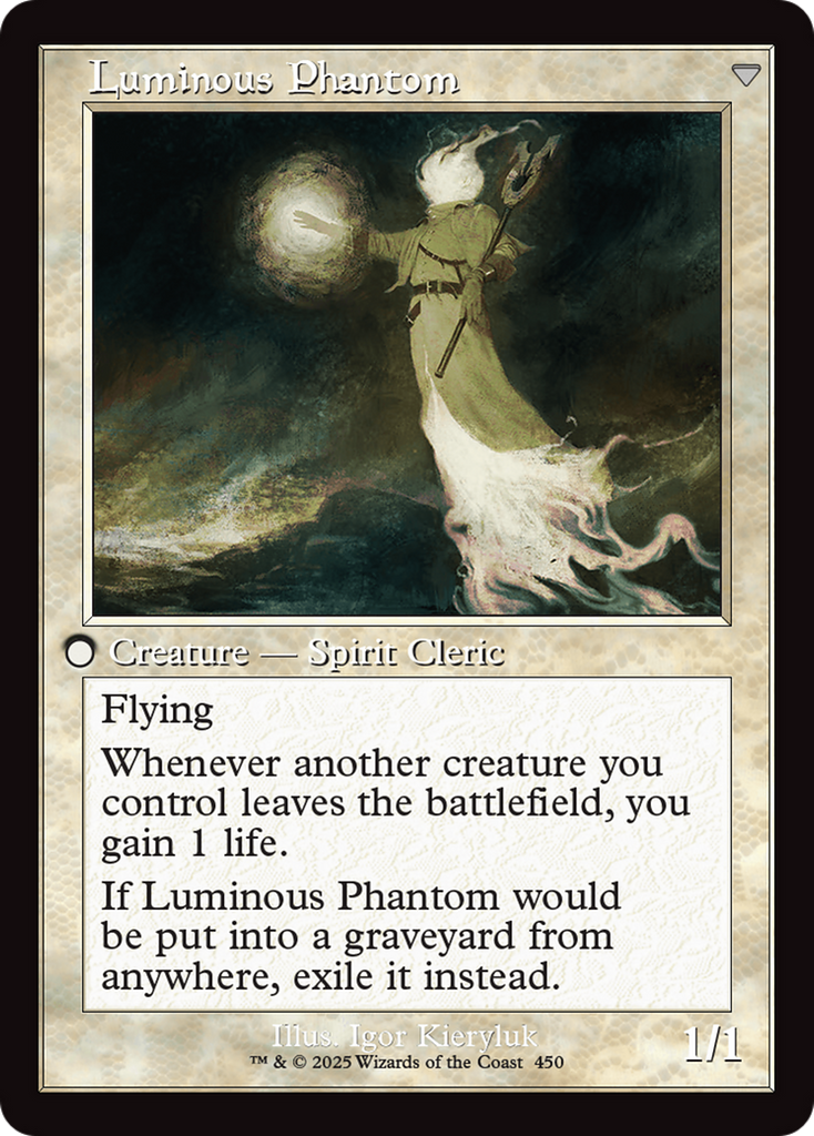 Magic: The Gathering - Lunarch Veteran // Luminous Phantom Foil - Innistrad Remastered