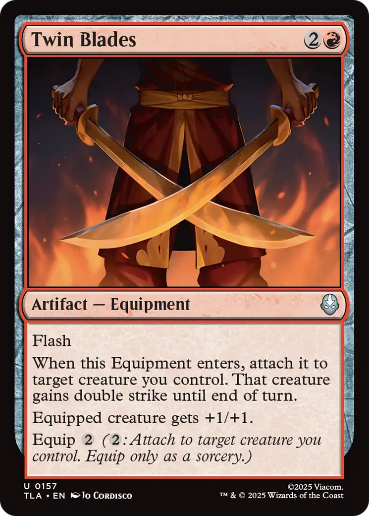 Magic: The Gathering - Twin Blades Foil - Avatar: The Last Airbender