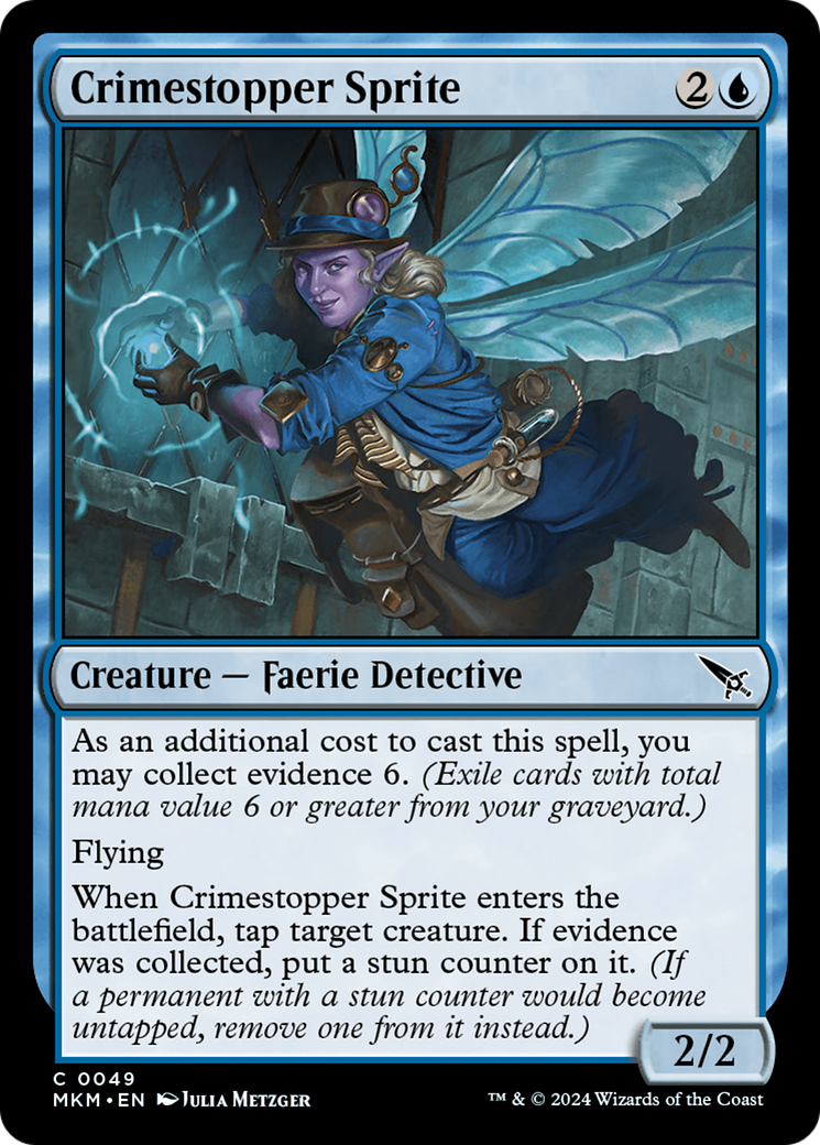 Magic: The Gathering - Crimestopper Sprite Foil - Murders at Karlov Manor
