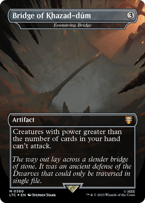 Magic: The Gathering - Ensnaring Bridge Foil - Tales of Middle-earth Commander