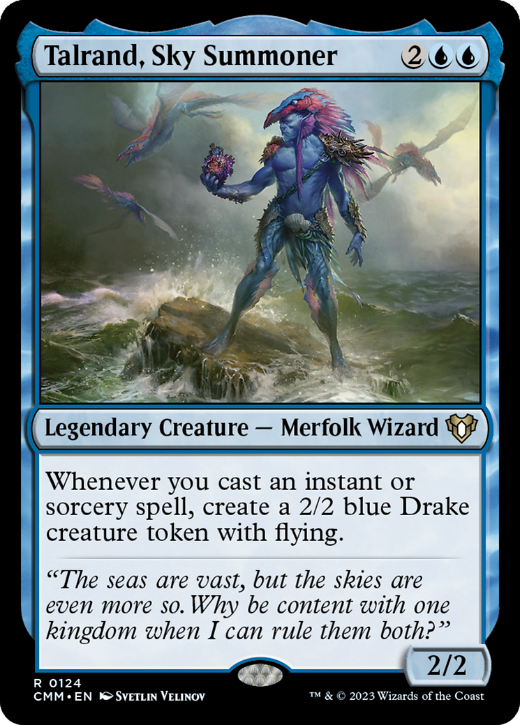 Magic: The Gathering - Talrand, Sky Summoner Foil - Commander Masters