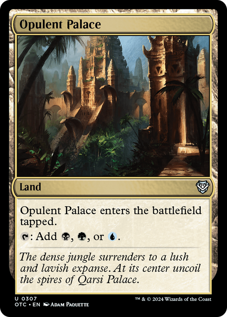 Magic: The Gathering - Opulent Palace - Outlaws of Thunder Junction Commander