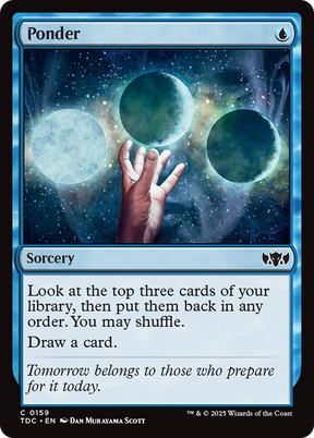 Magic: The Gathering - Ponder - Tarkir: Dragonstorm Commander