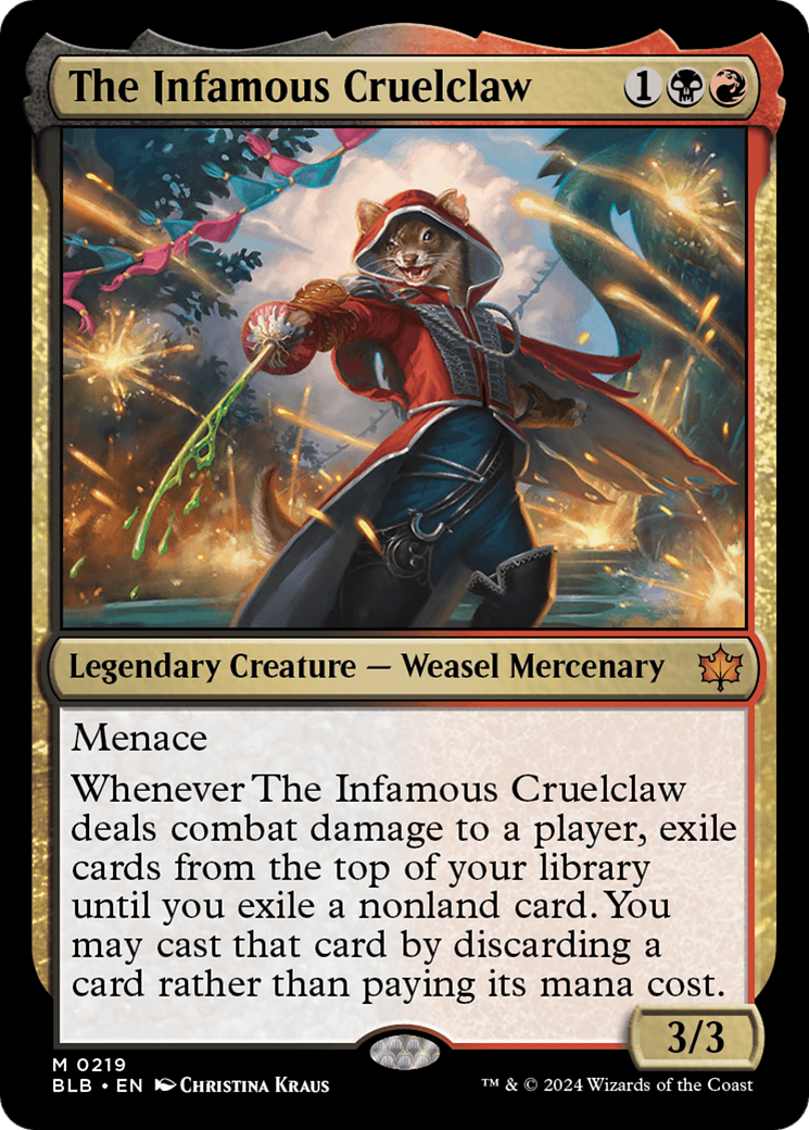 Magic: The Gathering - The Infamous Cruelclaw Foil - Bloomburrow