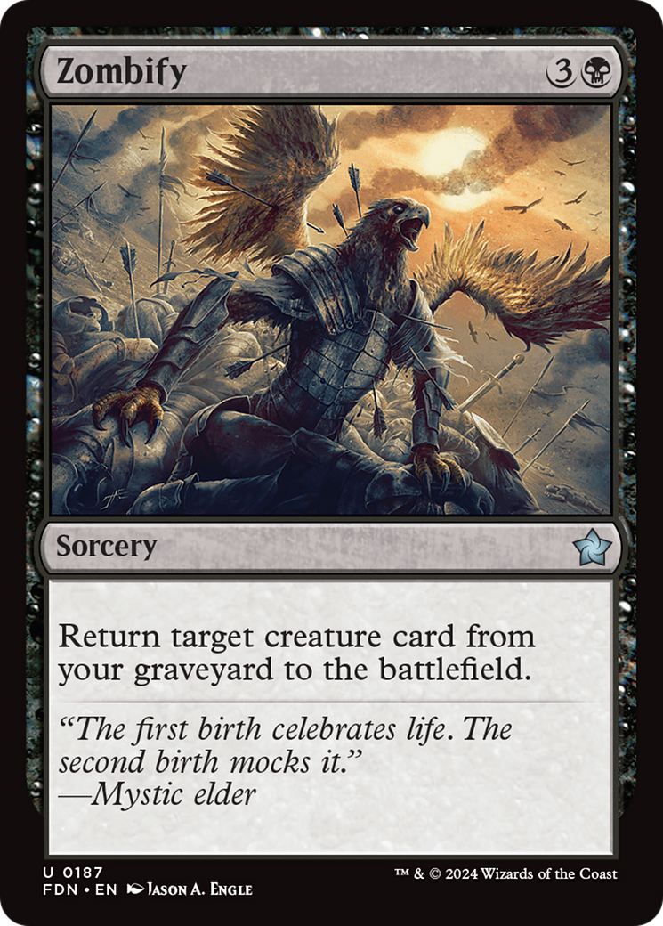 Magic: The Gathering - Zombify Foil - Foundations