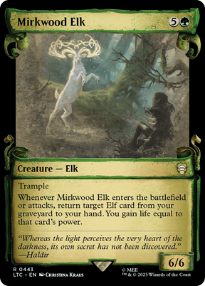 Magic: The Gathering - Mirkwood Elk Foil - Tales of Middle-earth Commander