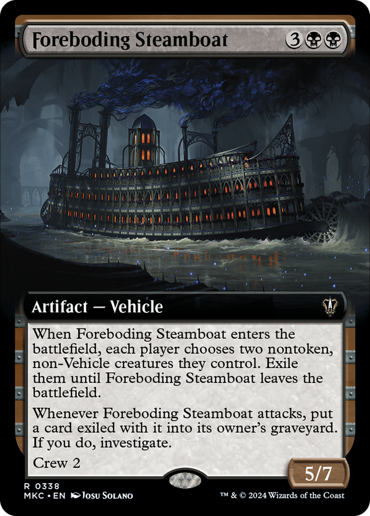 Magic: The Gathering - Foreboding Steamboat - Murders at Karlov Manor Commander