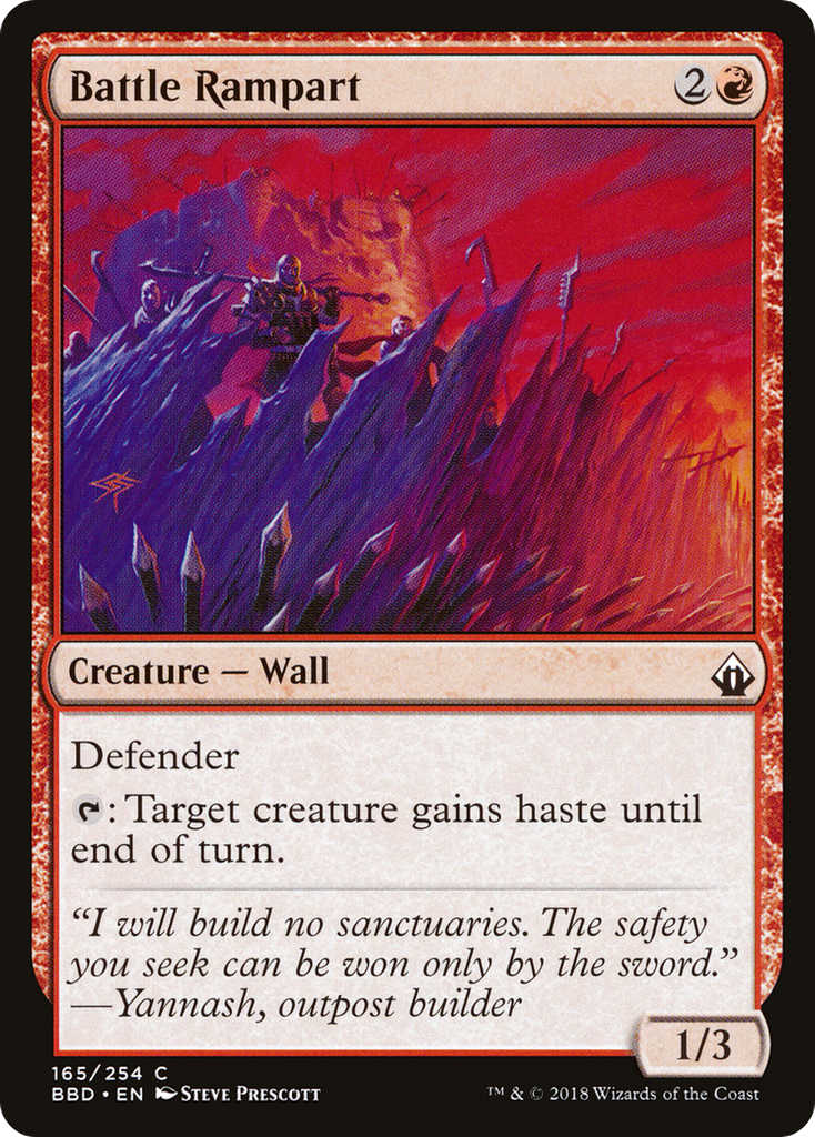 Magic: The Gathering - Battle Rampart Foil - Battlebond