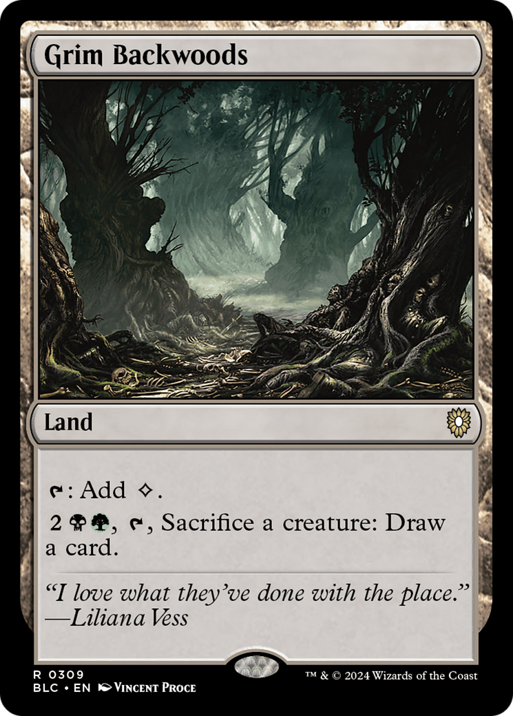 Magic: The Gathering - Grim Backwoods - Bloomburrow Commander