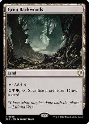 Magic: The Gathering - Grim Backwoods - Bloomburrow Commander
