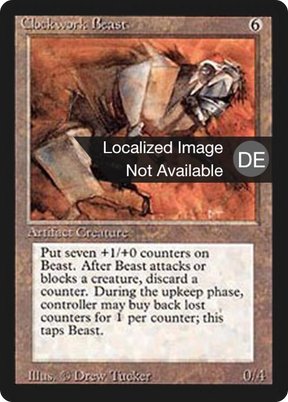 Magic: The Gathering - Mechanische Bestie - Foreign Black Border