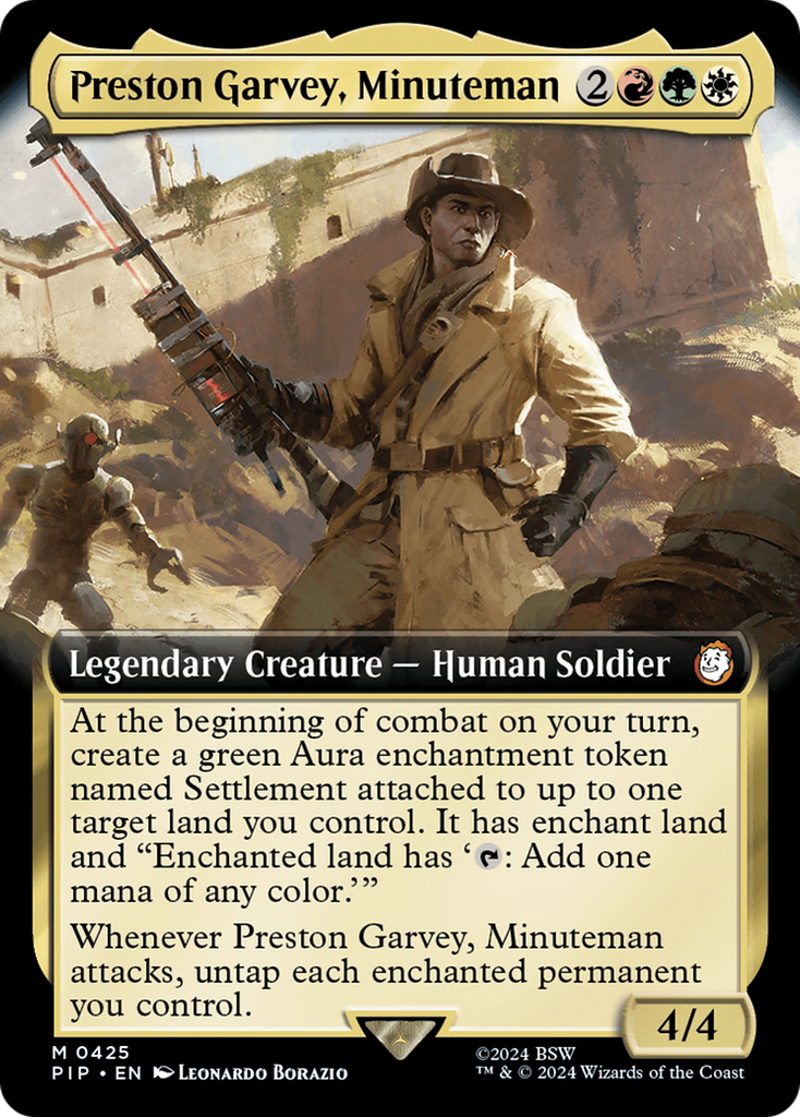 Magic: The Gathering - Preston Garvey, Minuteman Foil - Fallout