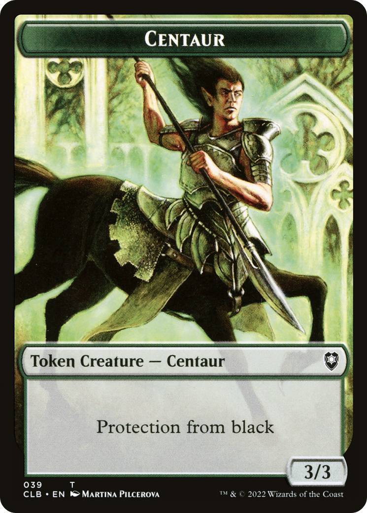 Magic: The Gathering - Centaur Token - Battle for Baldur's Gate Tokens