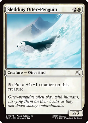 Magic: The Gathering - Sledding Otter-Penguin - Avatar: The Last Airbender Eternal