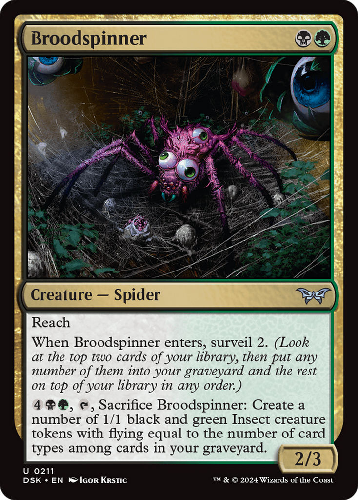 Magic: The Gathering - Broodspinner - Duskmourn: House of Horror